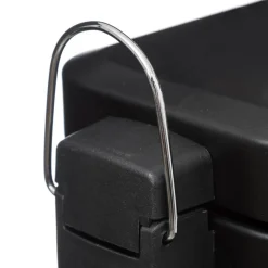 Poubelle rectangulaire 5l noir Mat