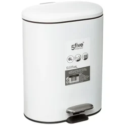 Poubelle Siliflex 6 L Blanc