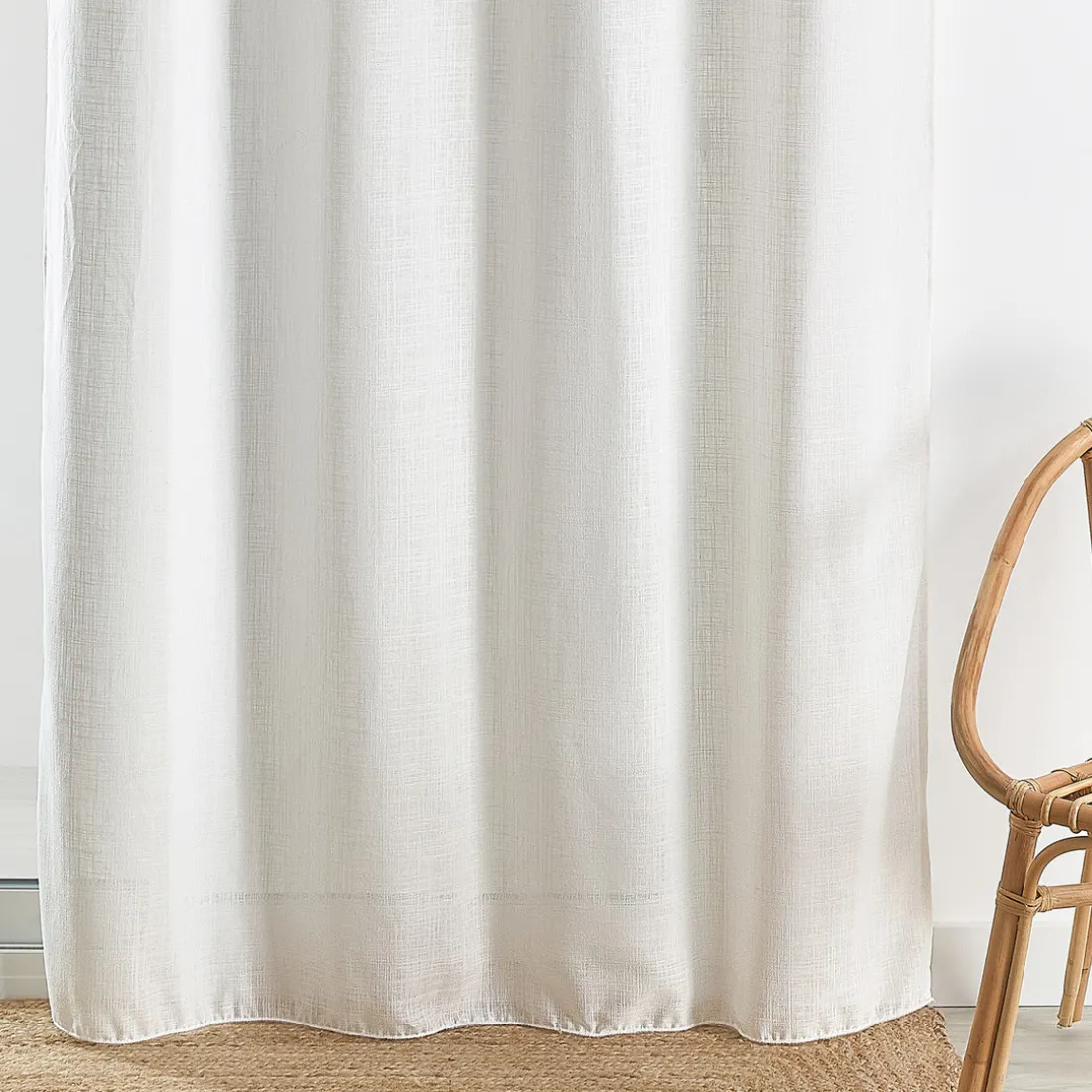 Px etamine unie 140x260 COTOLINO - écru