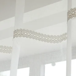 Px voilage etamine parement 140x240 OLBI - blanc cassé