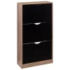 Range Chaussures 3 Tirois Noir+Naturelle