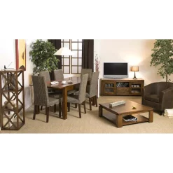 Rangement 3 Cases Croisillons Bois Mindi 40 Cm - EDEN