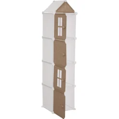Rangement en colonne en jute