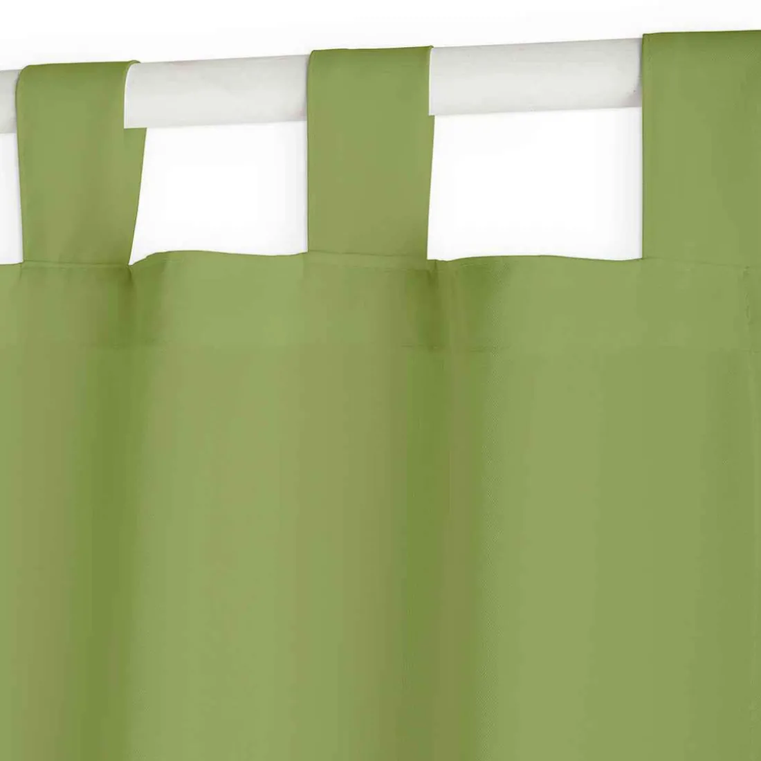 Rideau à Pattes 140 x 260 cm Polyester Uni Bambou