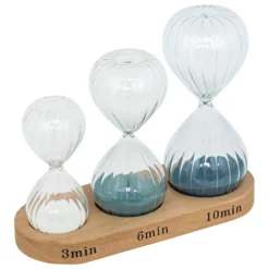 Sablier en verre et bois Lit