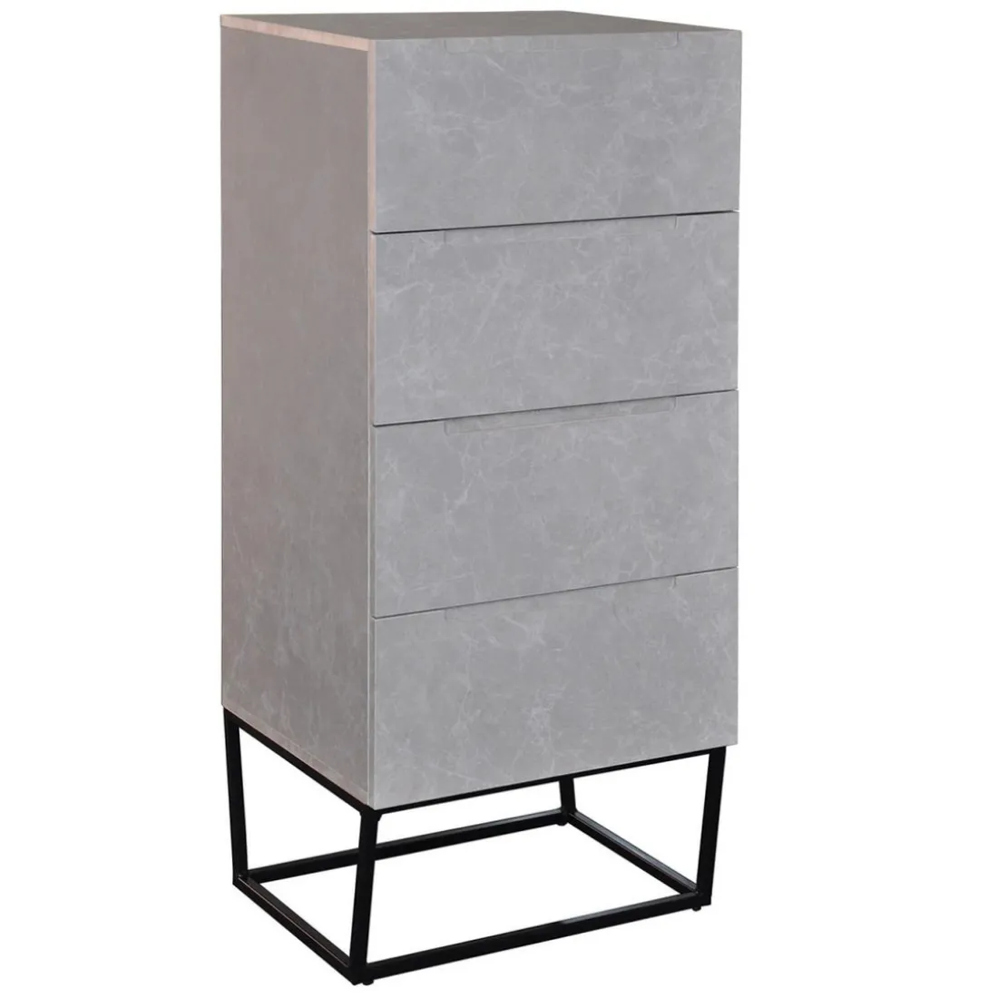 Semainier Logam 4 tiroirs Marbre