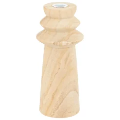 Set de 2 bougeoirs Uma bois