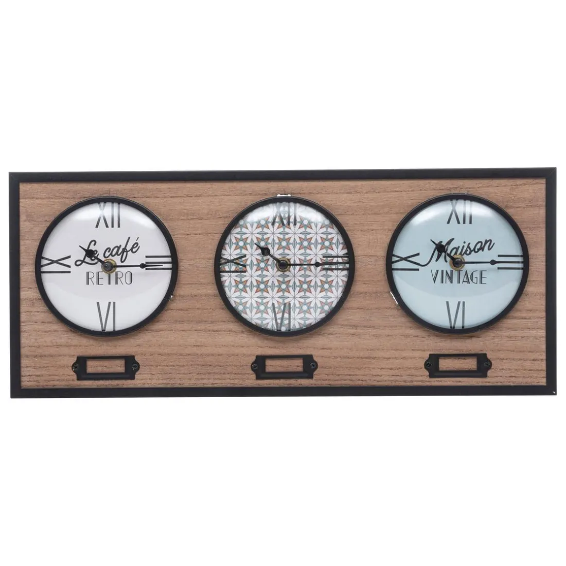 Set de 3 horloges