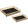 Set de 2 plateaux