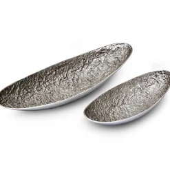 Set de 2 plateaux Nickel