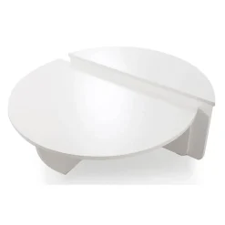 Set de 2 tables basses design Glowik Blanc mat