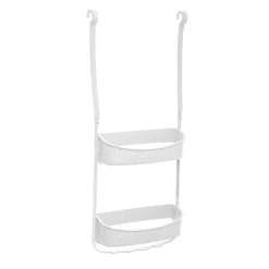 Support Douche Souple 2 Pièces Blanc