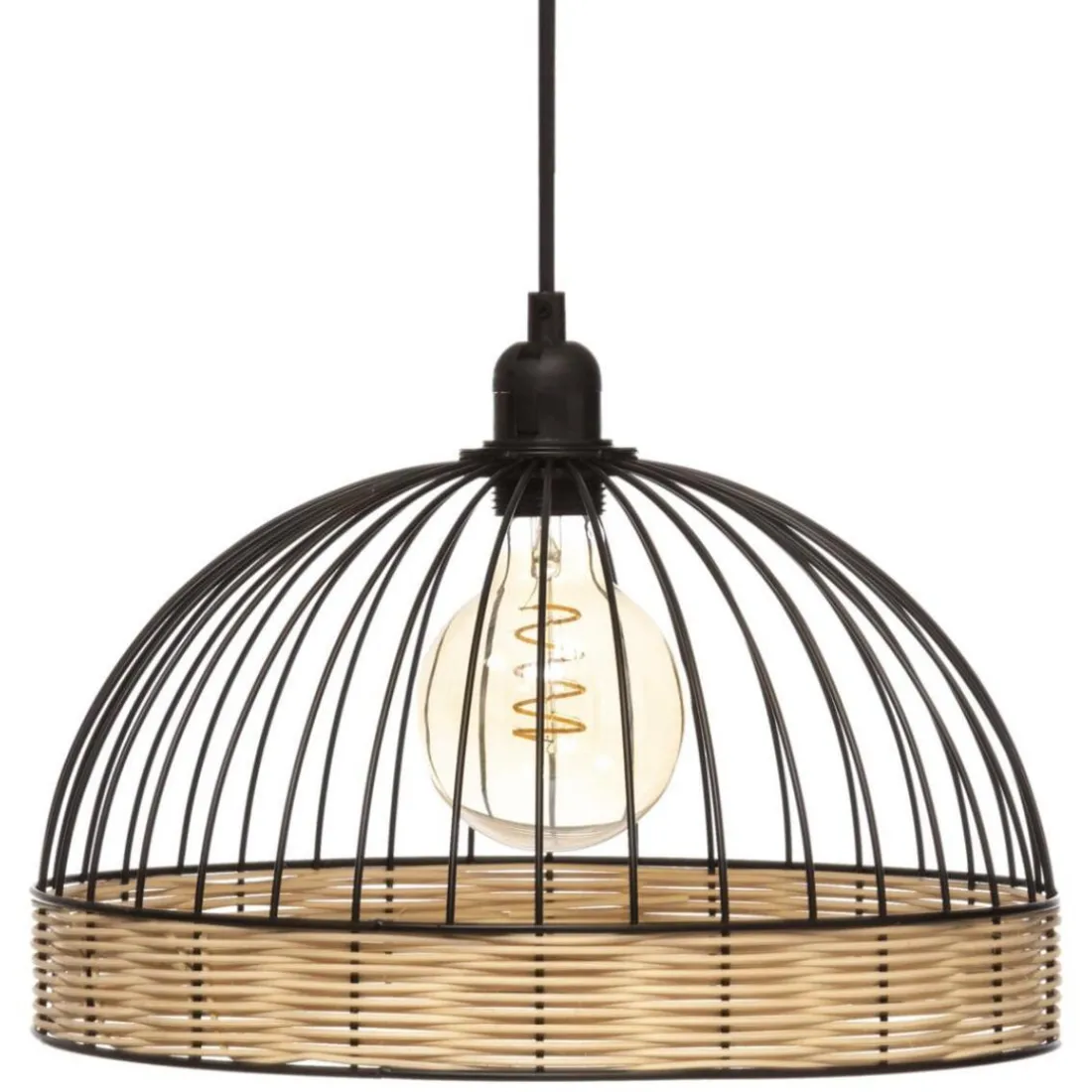 Suspension Métal Fil RTN Suwa Noir D 35