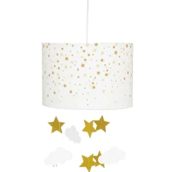 Suspension Blanc et Ocre