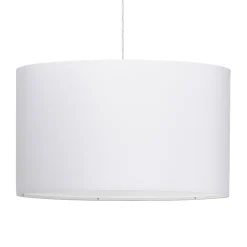 Suspension 'BUNGEE' ronde avec abat-jour blanc