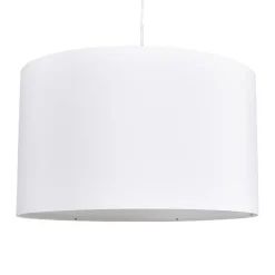 Suspension 'BUNGEE' ronde avec abat-jour blanc