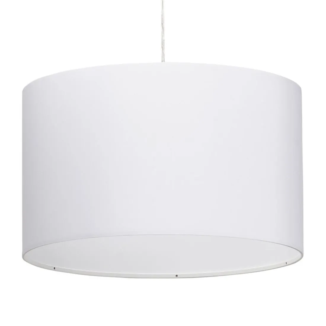 Suspension 'BUNGEE' ronde avec abat-jour blanc