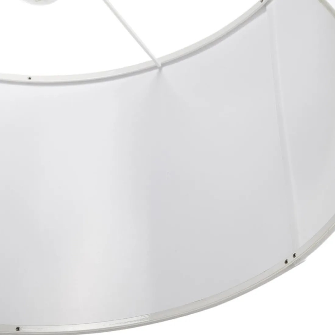 Suspension 'BUNGEE' ronde avec abat-jour blanc