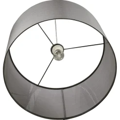 Suspension 'BUNGEE' ronde avec abat-jour gris