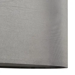 Suspension 'BUNGEE' ronde avec abat-jour gris