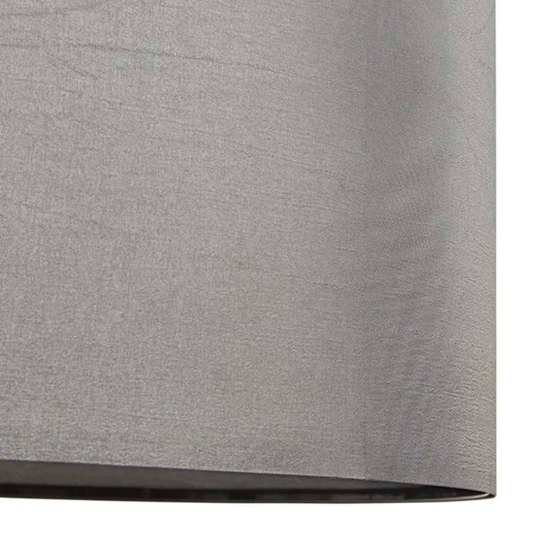 Suspension 'BUNGEE' ronde avec abat-jour gris