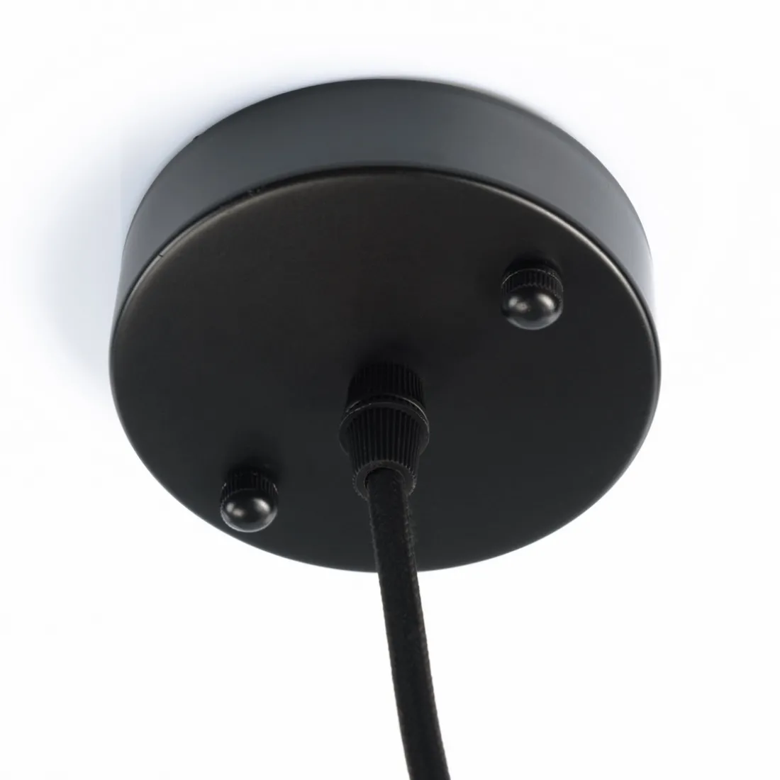 Suspension forme allongée en bois de teck recyclé SIXTINE