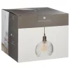 Suspension Verre Transparent Laye D. 20 cm