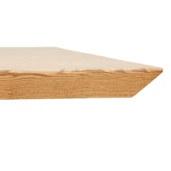 Table à diner avec pied central en x 'WALABY' en bois finition naturelle