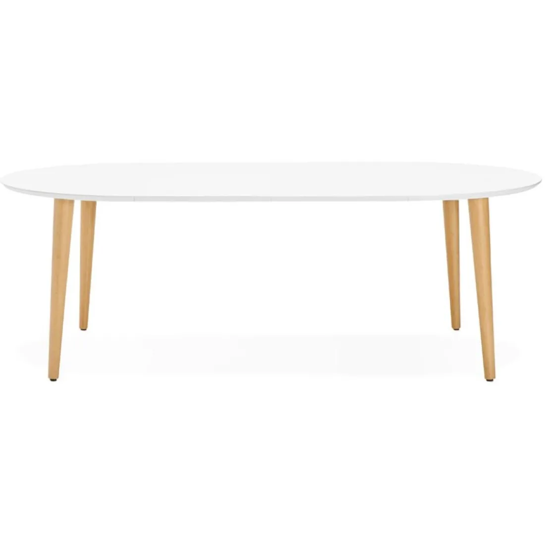 Table à dîner ronde extensible 'IGLOU' style scandinave