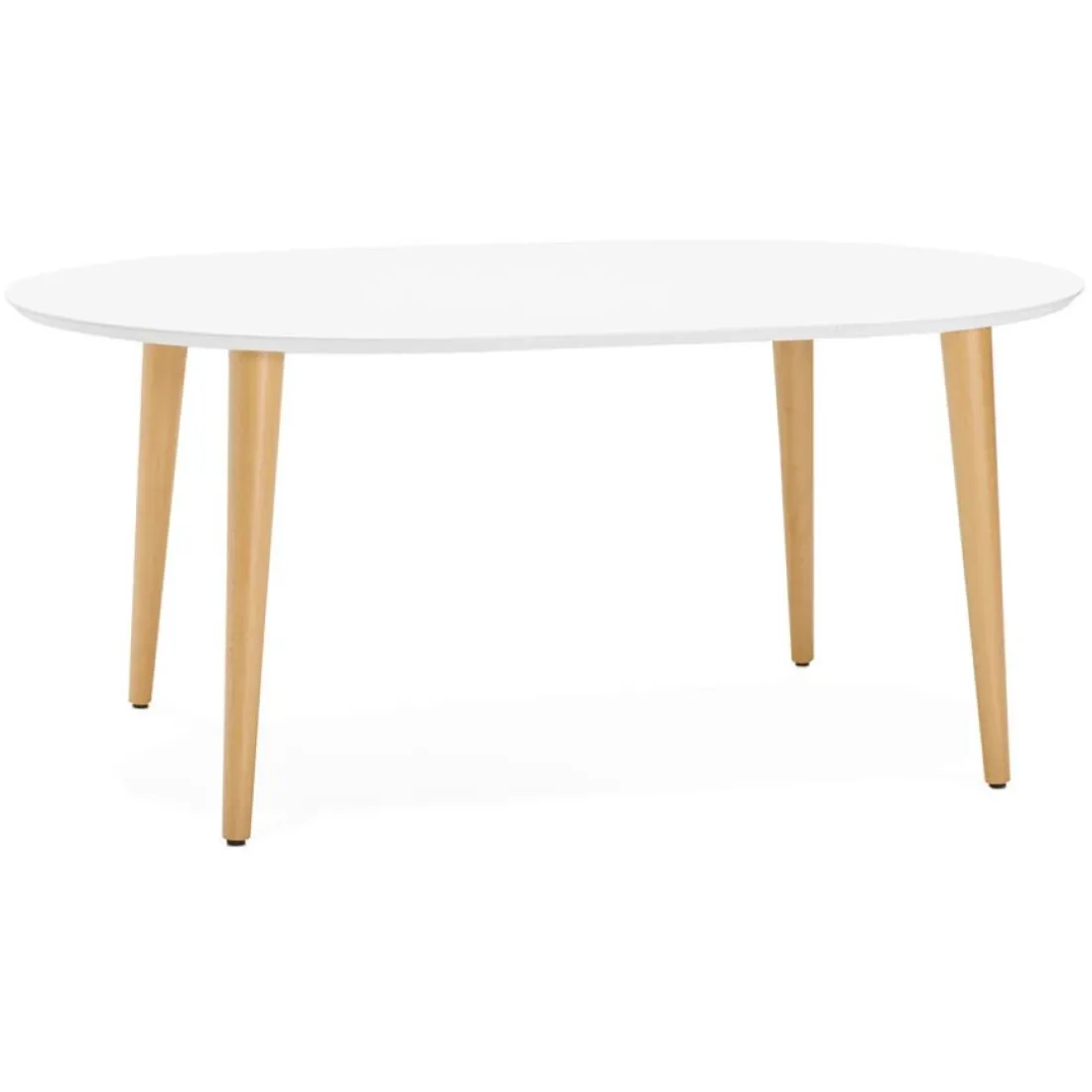 Table à dîner ronde extensible 'IGLOU' style scandinave