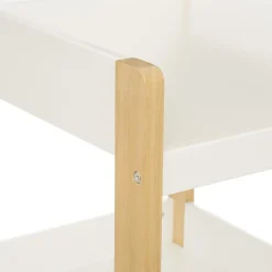 Table à langer bébé, bois, blanc