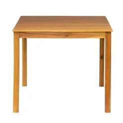 Table à manger intérieur extérieur 6 personnes en acacia Marron