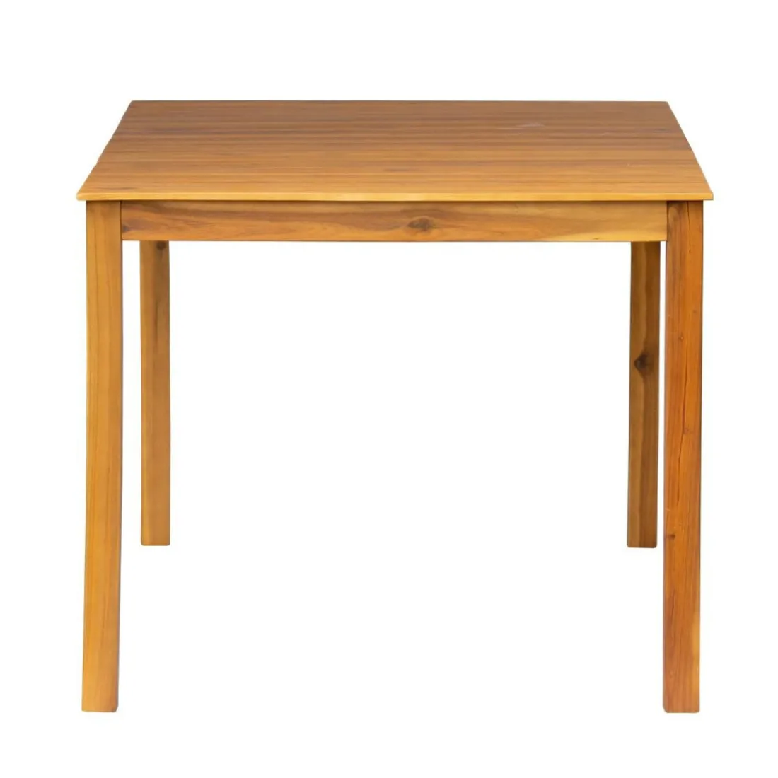Table à manger intérieur extérieur 6 personnes en acacia Marron