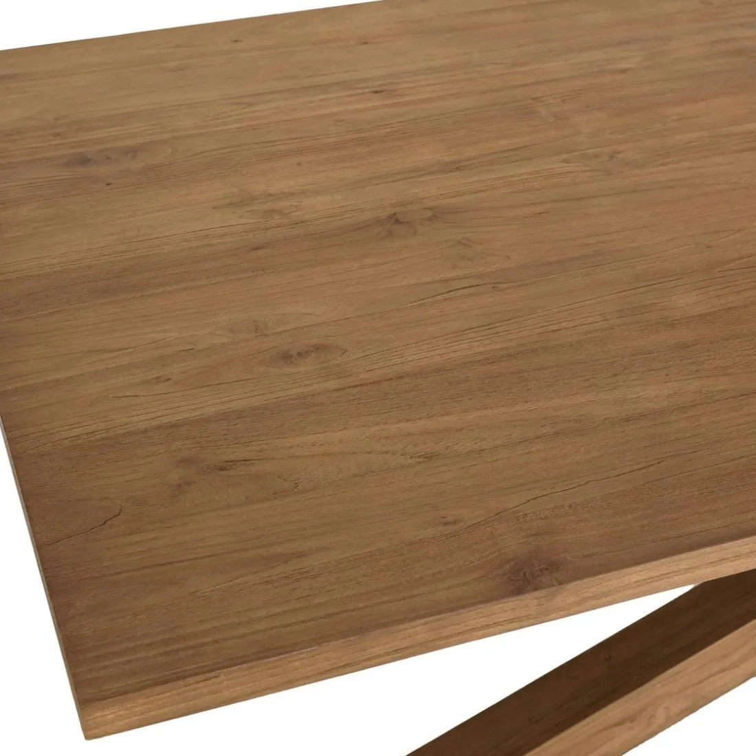 Table à manger rectangulaire 240x100cm en bois teck recyclé