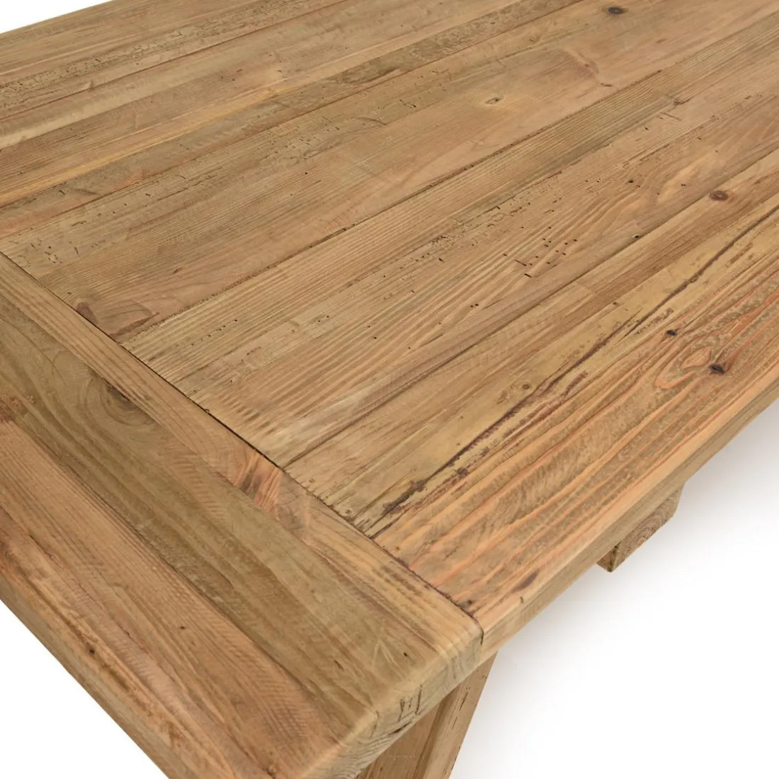 Table à manger rectangulaire bois Pin recyclé