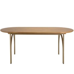 Table à manger YSEULT bois Peuplier 180x90cm