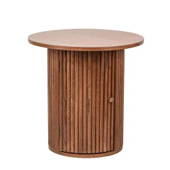 Table Appoint Bout de Canape Rangement en Bois
