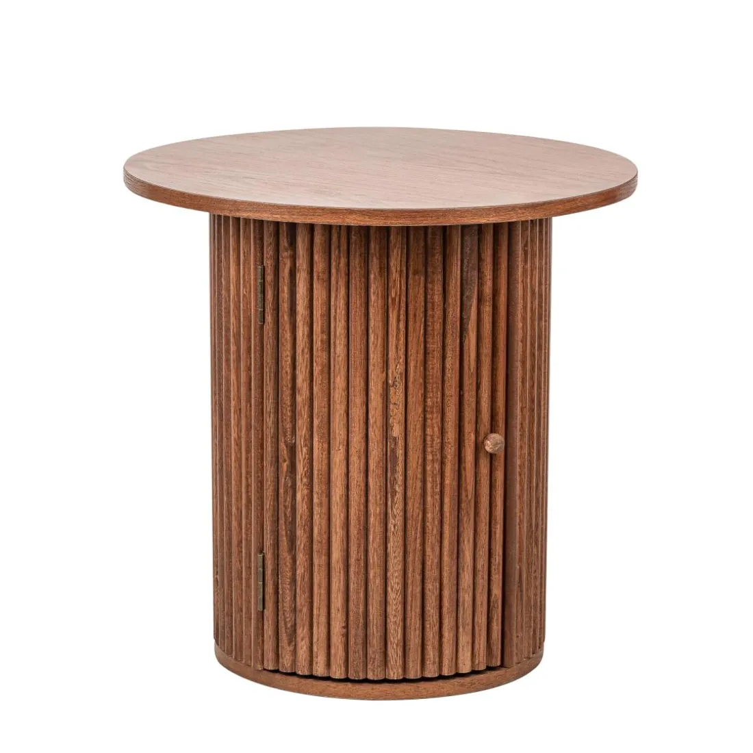 Table Appoint Bout de Canape Rangement en Bois