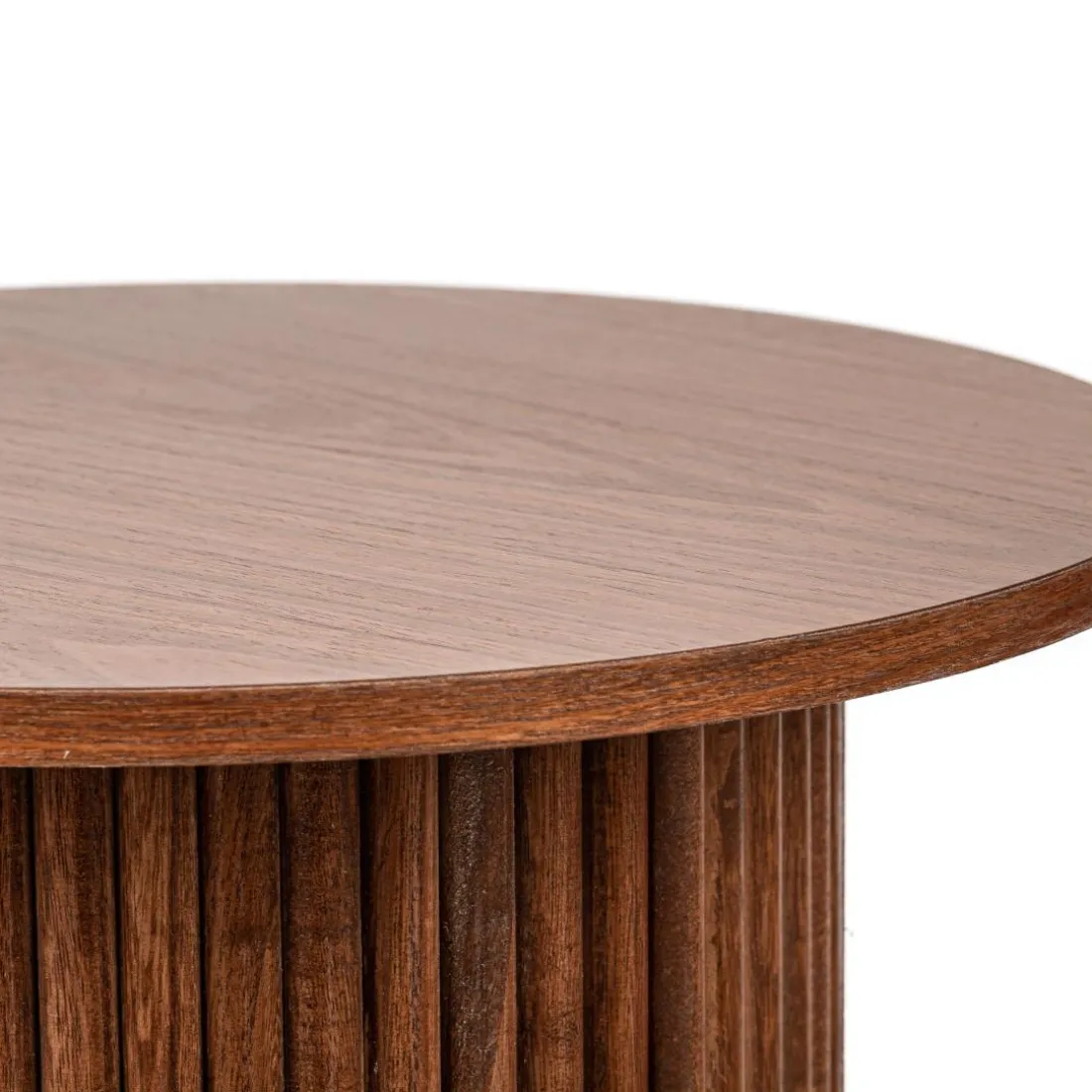 Table Appoint Bout de Canape Rangement en Bois