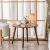 Table Appoint Bout de Canape Meuble Bois Rond