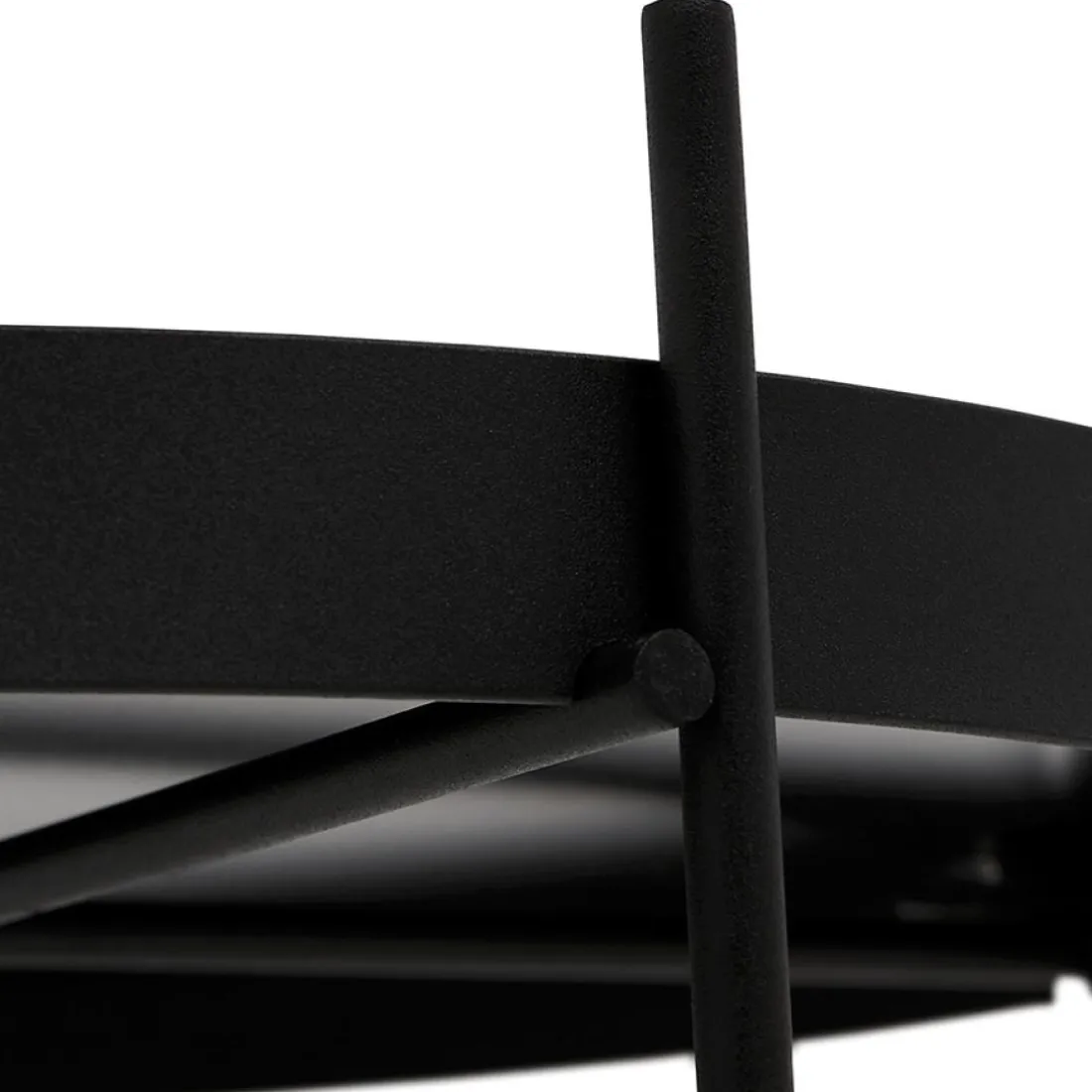 Table basse de salon 'KOLOS BIG' noire