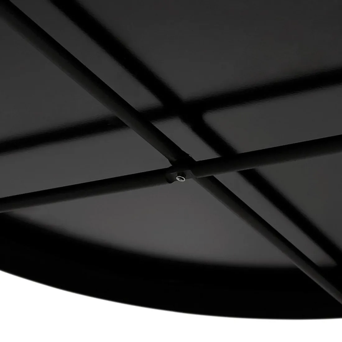 Table basse de salon 'KOLOS BIG' noire