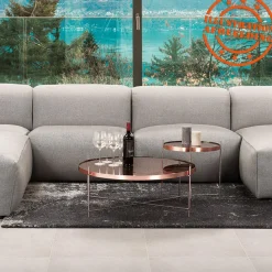 Table basse de salon 'KOLOS BIG' couleur cuivre