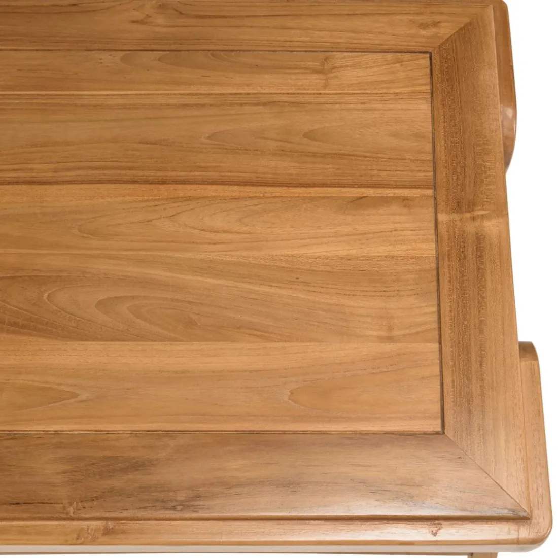 Table basse FLORES rectangulaire double plateau en teck WILL Marron