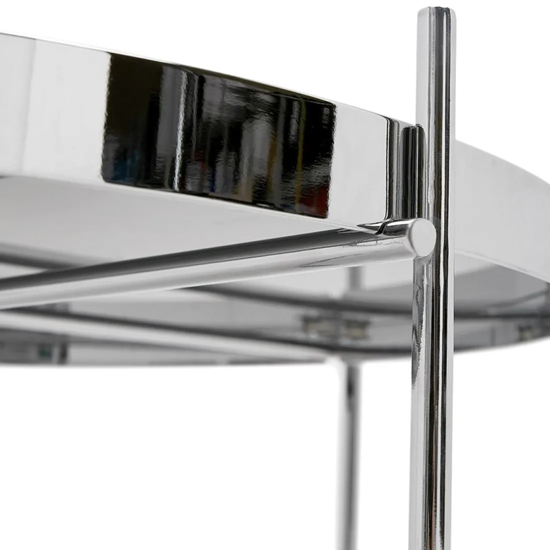 Table basse 'KOLOS MEDIUM' couleur chrome