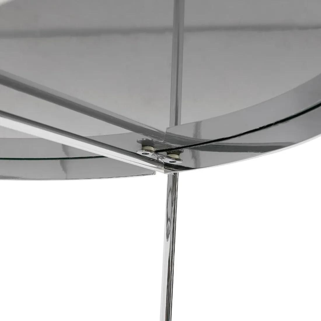 Table basse 'KOLOS MEDIUM' couleur chrome