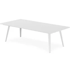 Table basse rectangulaire Bipolart Métal Blanc