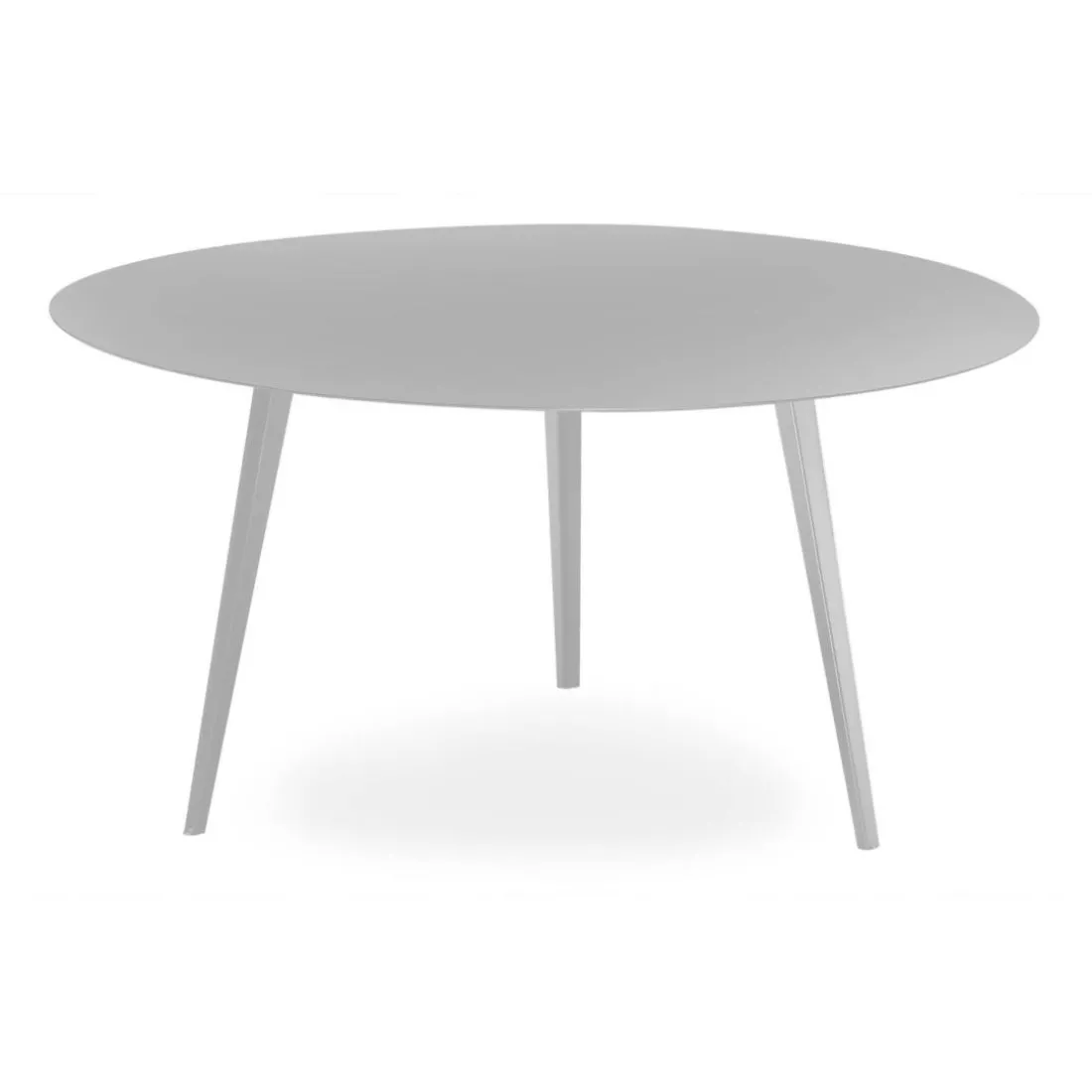 Table basse ronde Bipolart Métal Argent