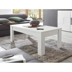 Table basse SKY laqué blanc mat
