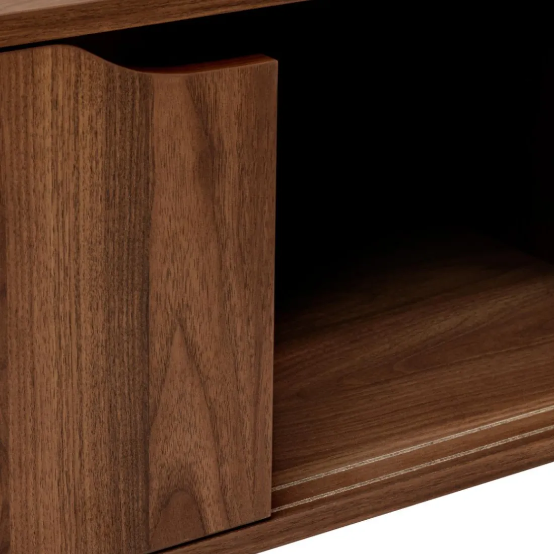 Table basse Slidy bois foncé